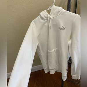 Puma essentials small logo pullover hoodie